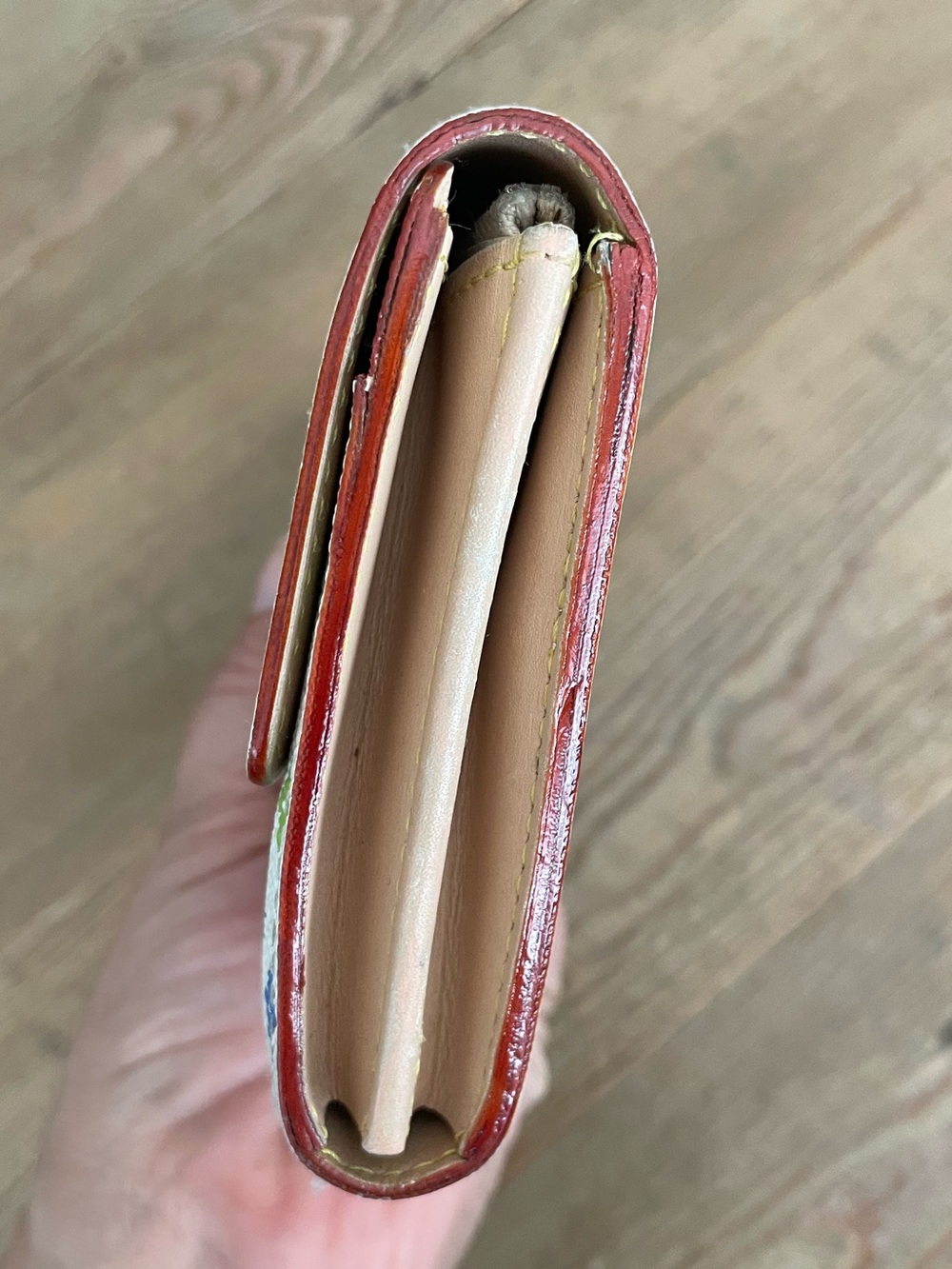 Louis Vuitton Sarah Wallet Murakami White Multicolor Monogram Authentic - Picture 5 of 17
